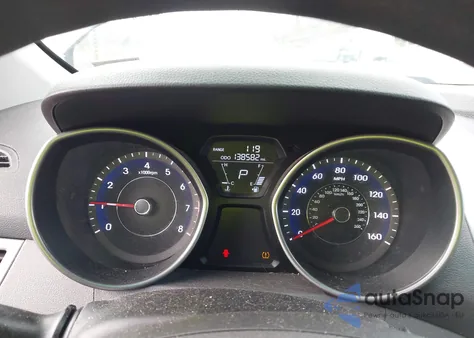 2012 Hyundai Elantra Gls из США, поврежденный, VIN 5NPDH4AE0CH114888